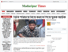 Tablet Screenshot of madaripurtimes.com